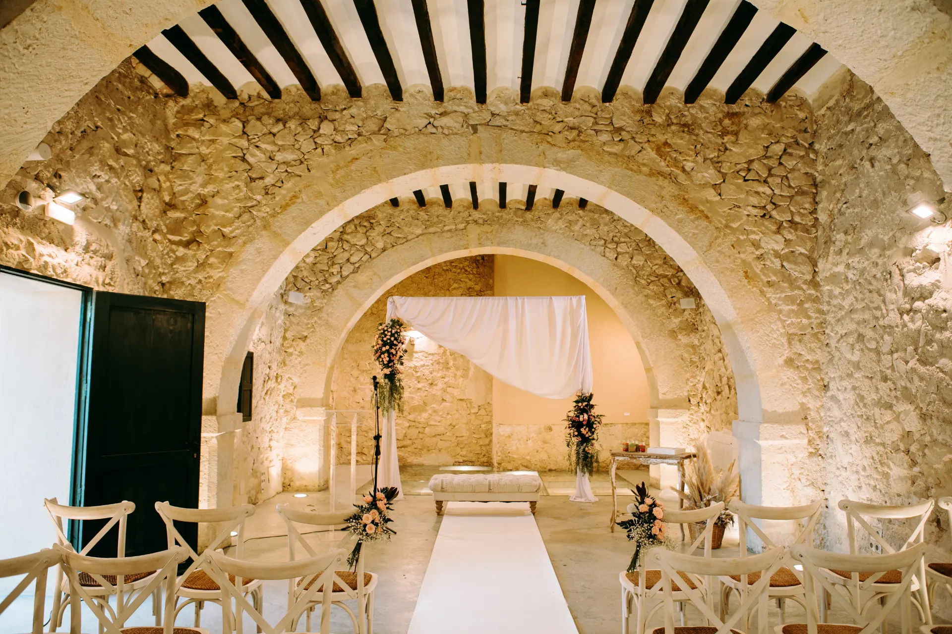 Salón de Arcos - Montaje ceremonia